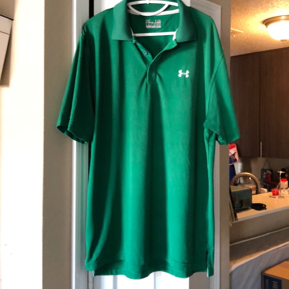 Golf shirt lot 2 Polo style Under Armor BLG L GUC